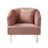 SERANO WINGCHAIR - Velvet Light Pink (VF- 814-20)