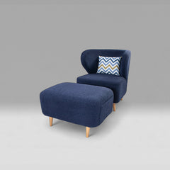 Elite Wing Chair And Footstool - ROVE