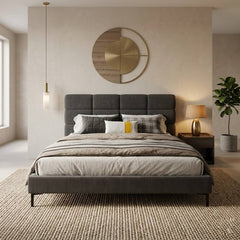 Ocean Grey Bed