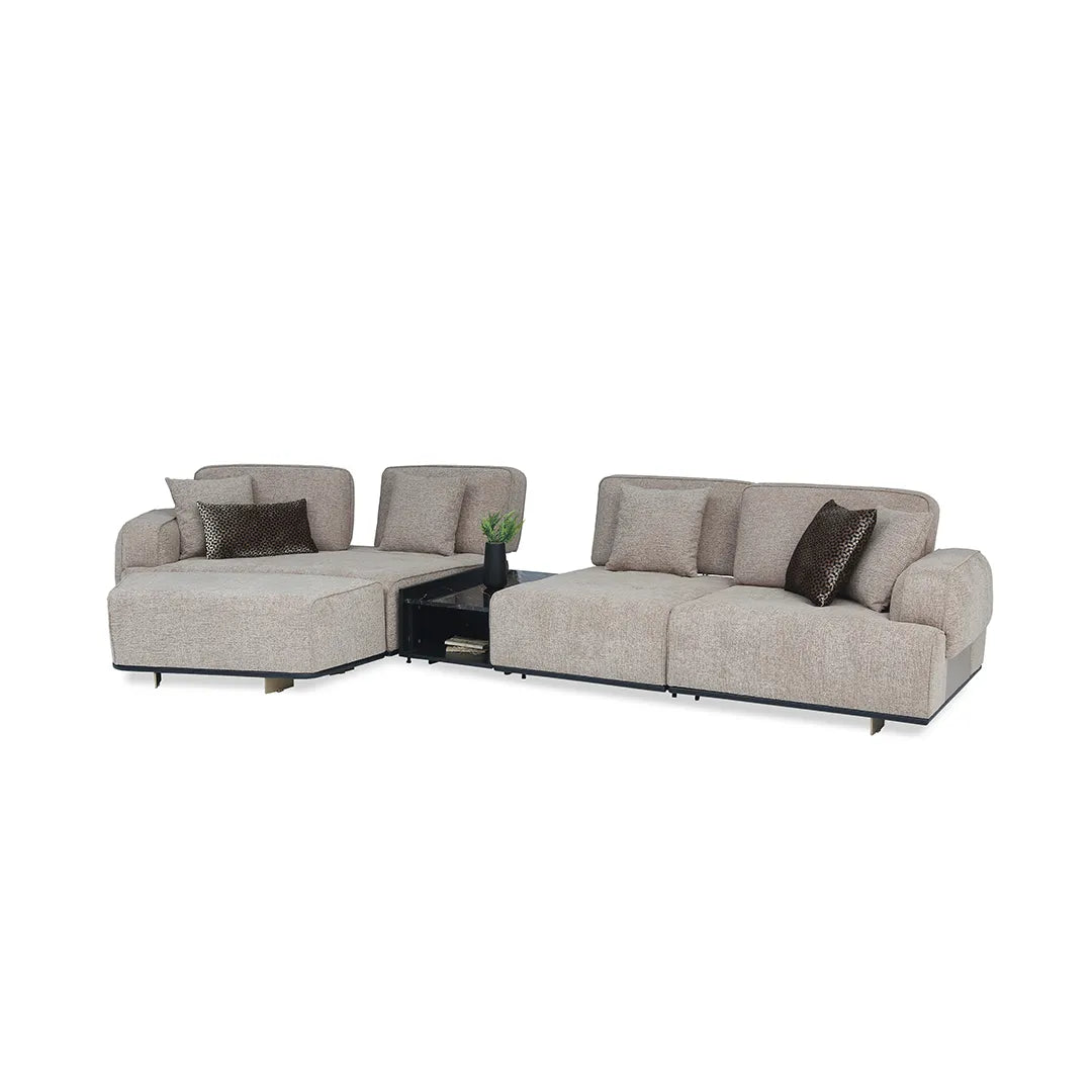 Icon 4 Seater Sofa - With Coffee Table & Pouff - ROVE