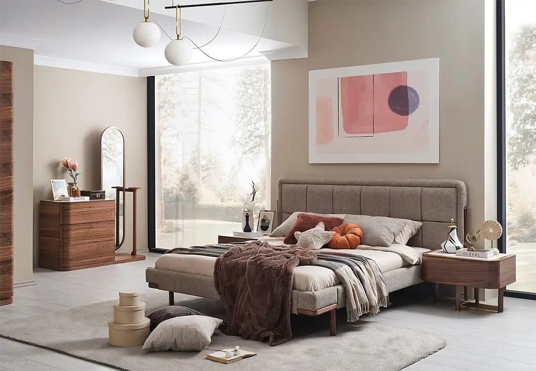 Bronze King Size Bed - ROVE